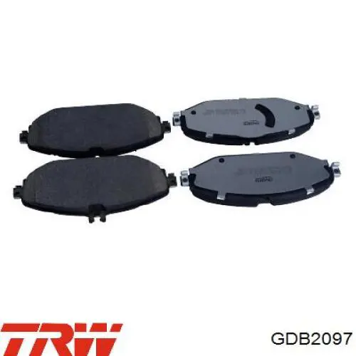 Comprar GDB2097 TRW Pastillas delanteras de freno