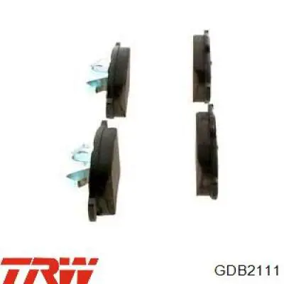 Pastillas freno delanteras TRW GDB2111 precio, desde 112,24 EUR