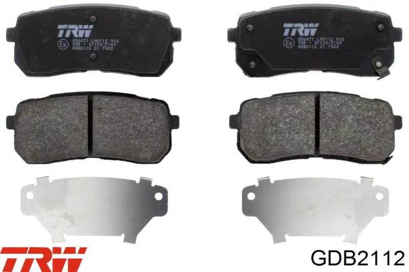 Pastillas traseras de freno TRW GDB2112 precio, desde 45,38 EUR