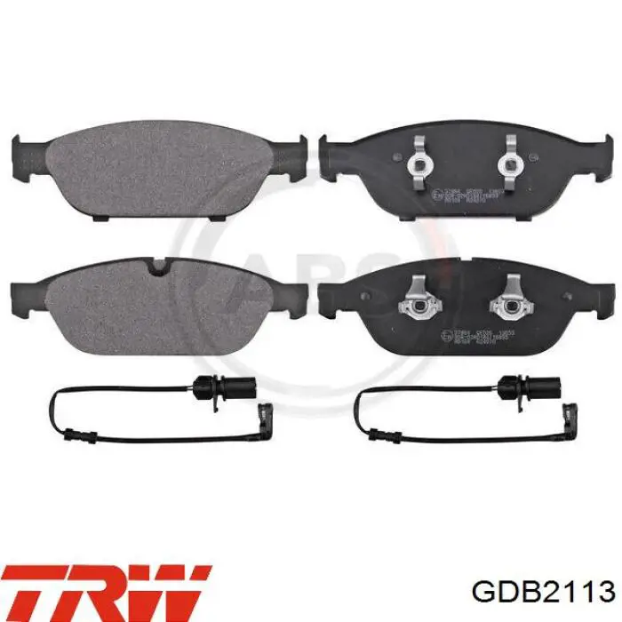 Pastillas de freno GDB2113 TRW