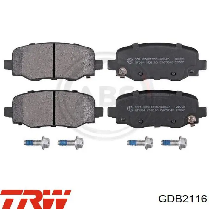 Comprar 2AMV4101AA Chrysler Pastillas de freno traseras