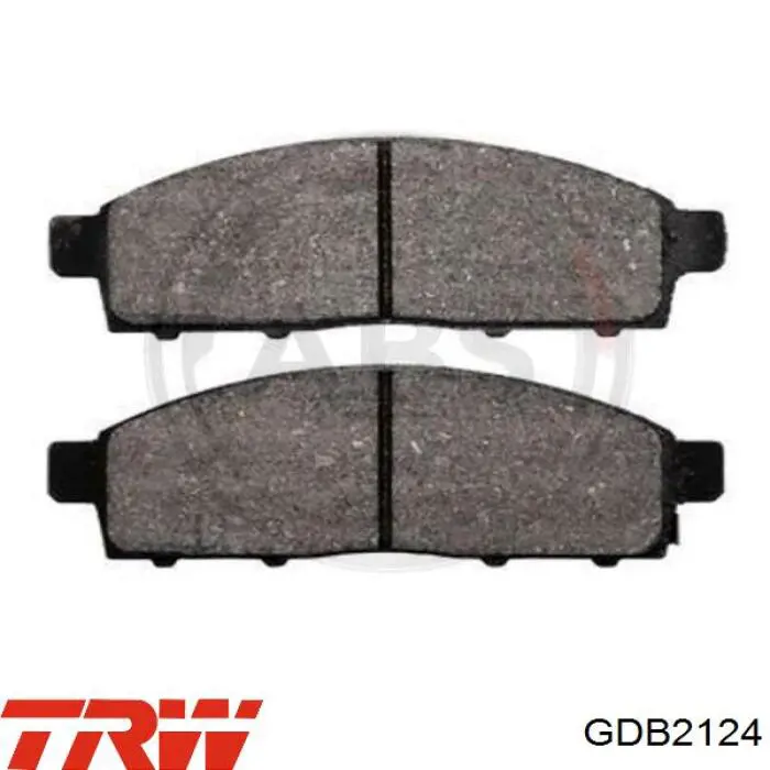 Pastillas de freno GDB2124 TRW