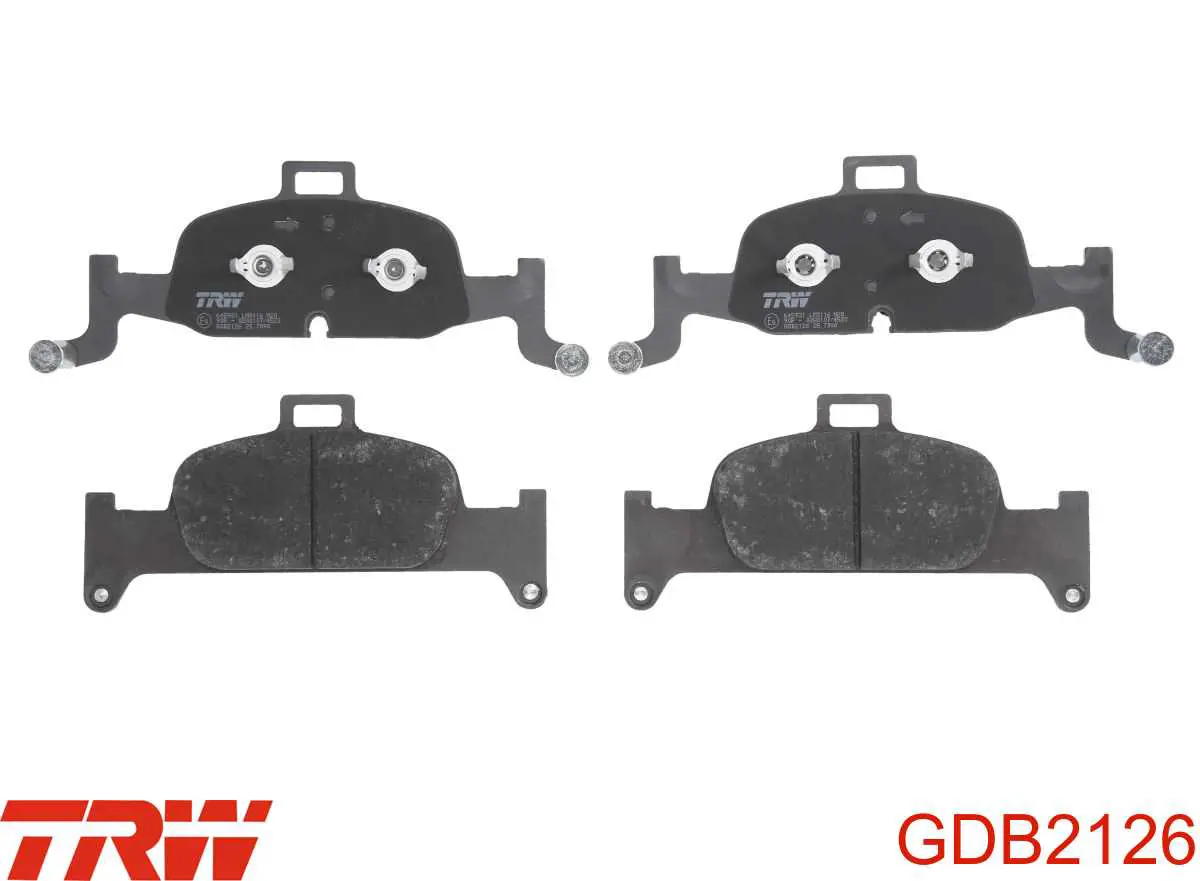 Comprar GDB2126 TRW Pastillas delanteras de freno