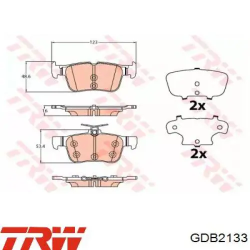 Pastillas traseras de freno Ford BRF1498 precio, desde 26,62 EUR
