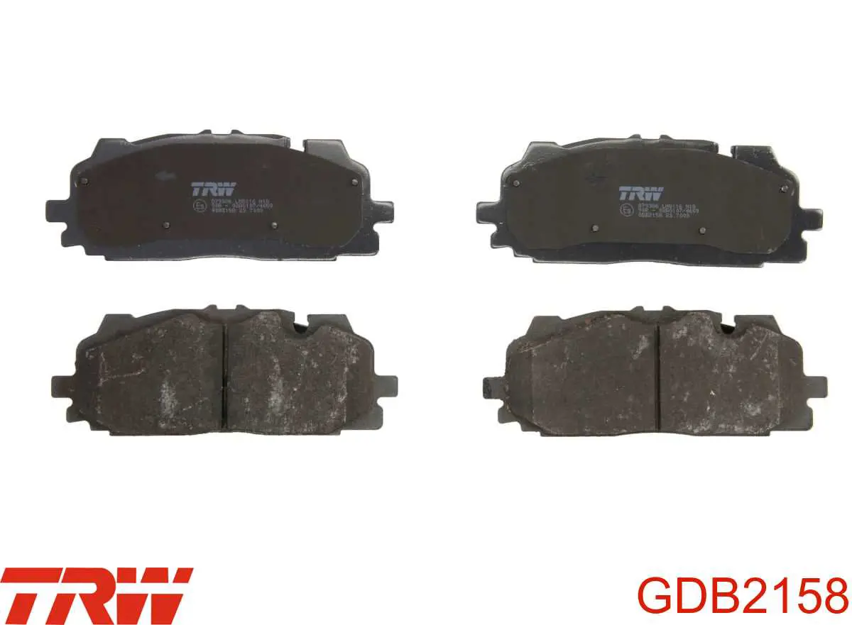 Comprar GDB2158 TRW Pastillas delanteras de freno
