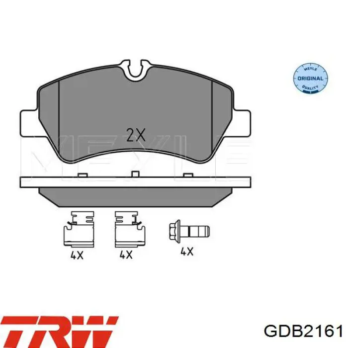 Pastillas traseras de freno TRW GDB2161 precio, desde 25,17 EUR
