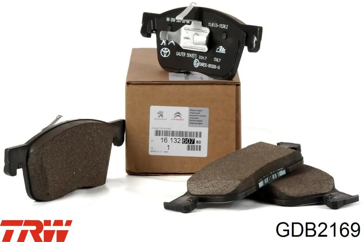Comprar 1680791780 Peugeot/Citroen Pastillas delanteras de freno