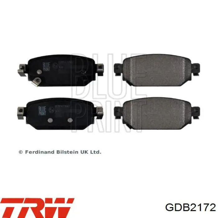 Pastillas traseras Mazda D2Y12643Z