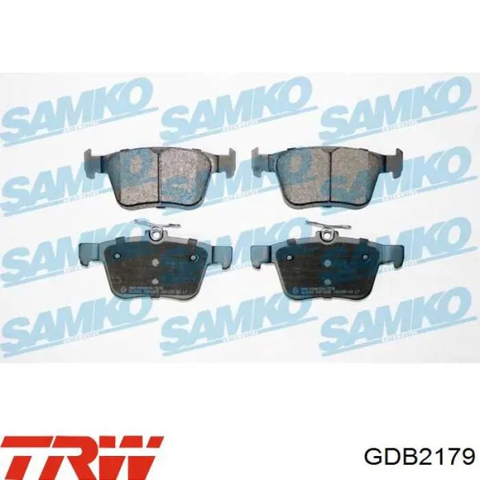 Comprar GDB2179 TRW Pastillas de freno traseras