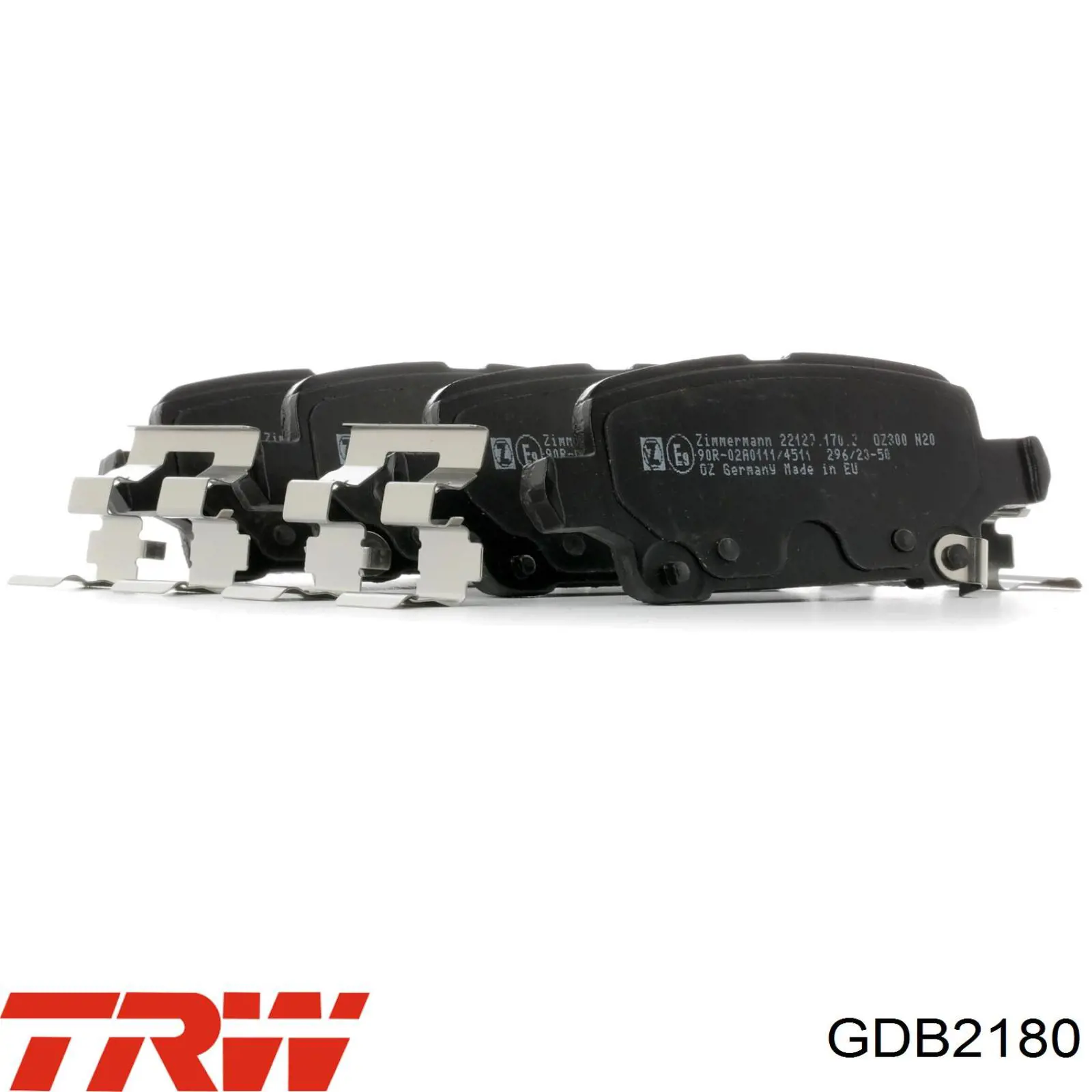 GDB2180 TRW Pastillas freno traseras