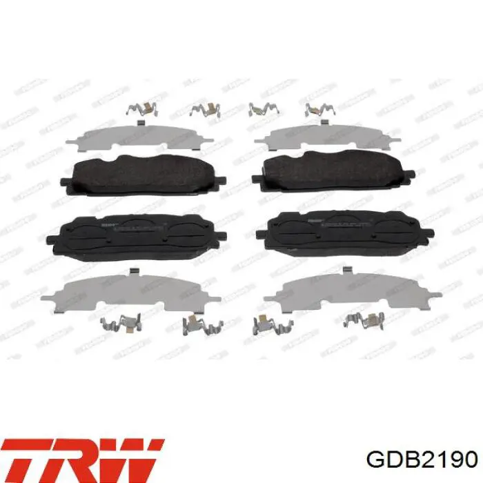Pastillas freno delanteras TRW GDB2190 precio, desde 57,29 EUR