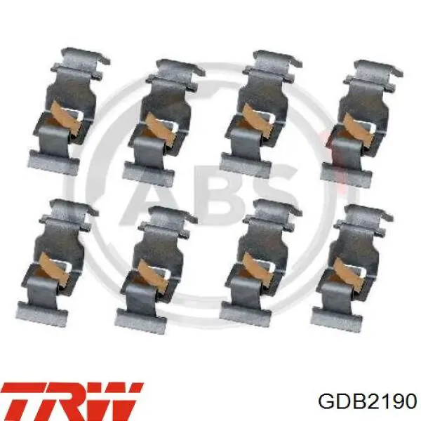 Comprar GDB2190 TRW Pastillas delanteras de freno