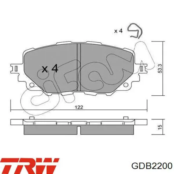 Pastillas de freno delanteras Mazda MX-5 4 ND