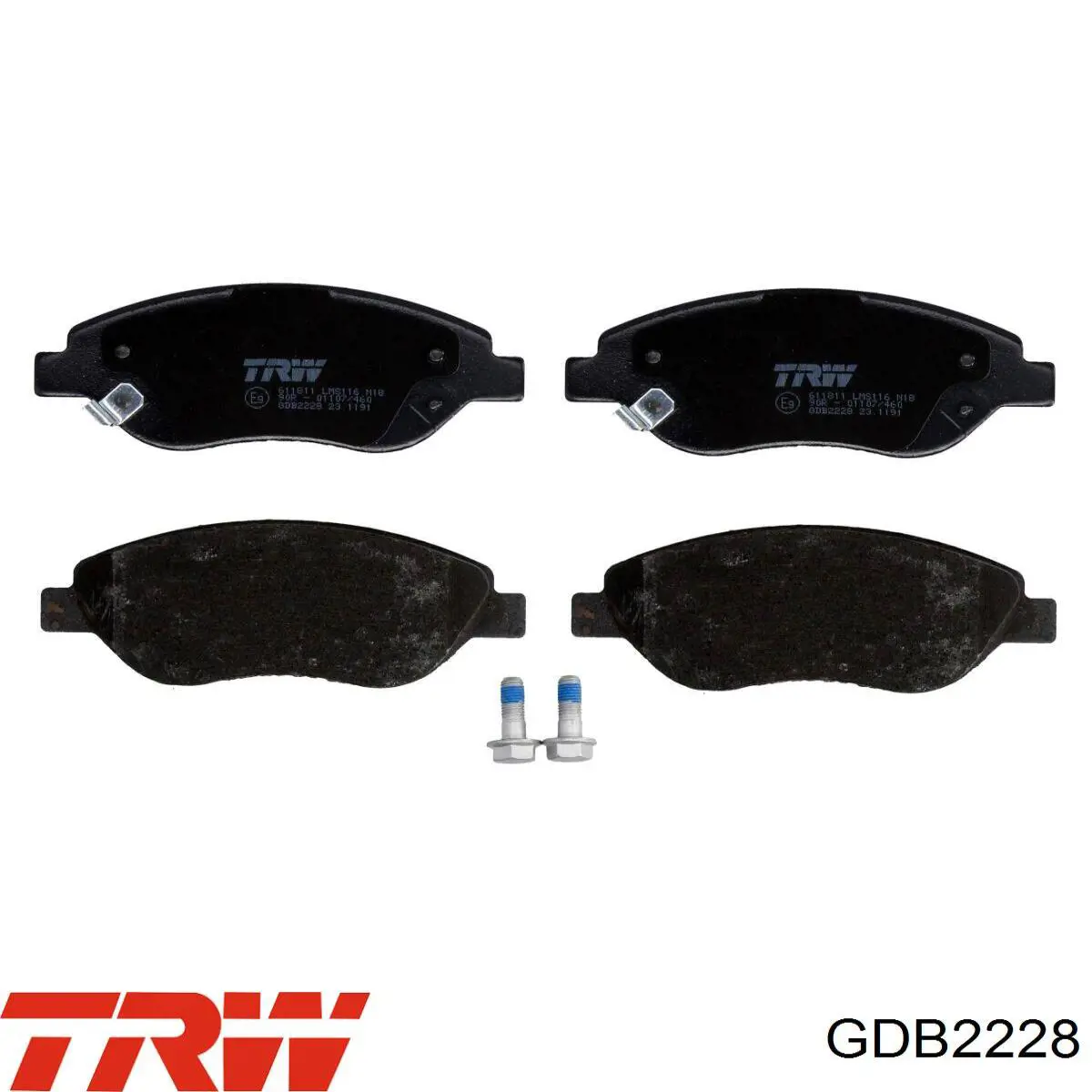 Pastillas freno delanteras TRW GDB2228 precio, desde 36,42 EUR