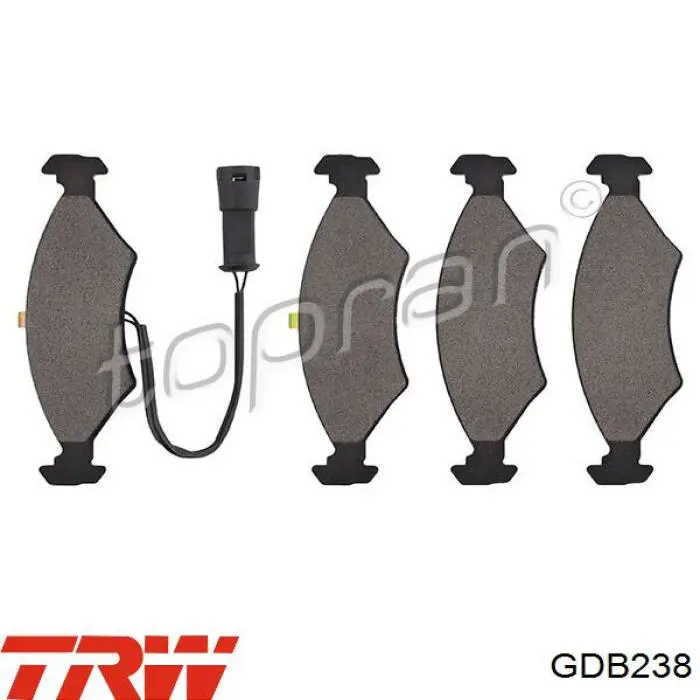 Pastillas de freno delanteras Ford Escort 4 GAF, AWF, ABFT