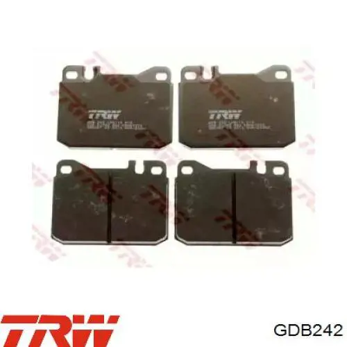Pastillas de freno delanteras TRW GDB242
