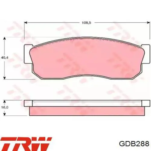 Pastillas de freno FD875A Necto