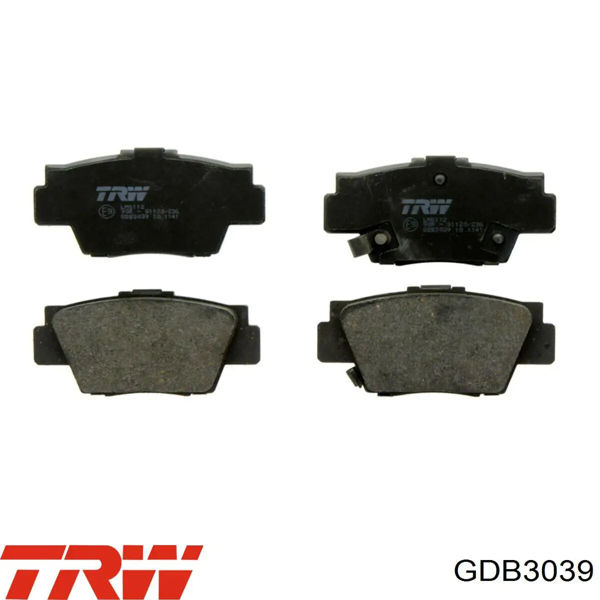 Pastillas traseras de freno TRW GDB3039 precio, desde 25,21 EUR