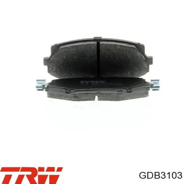 Comprar GDB3103 TRW Pastillas delanteras de freno