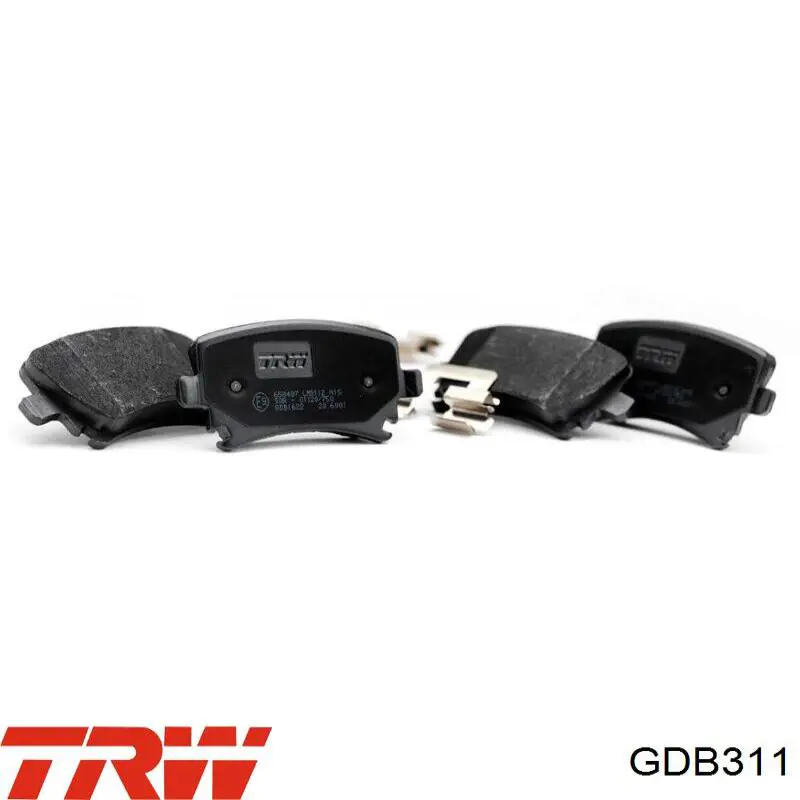 Comprar GDB311 TRW Pastillas delanteras de freno