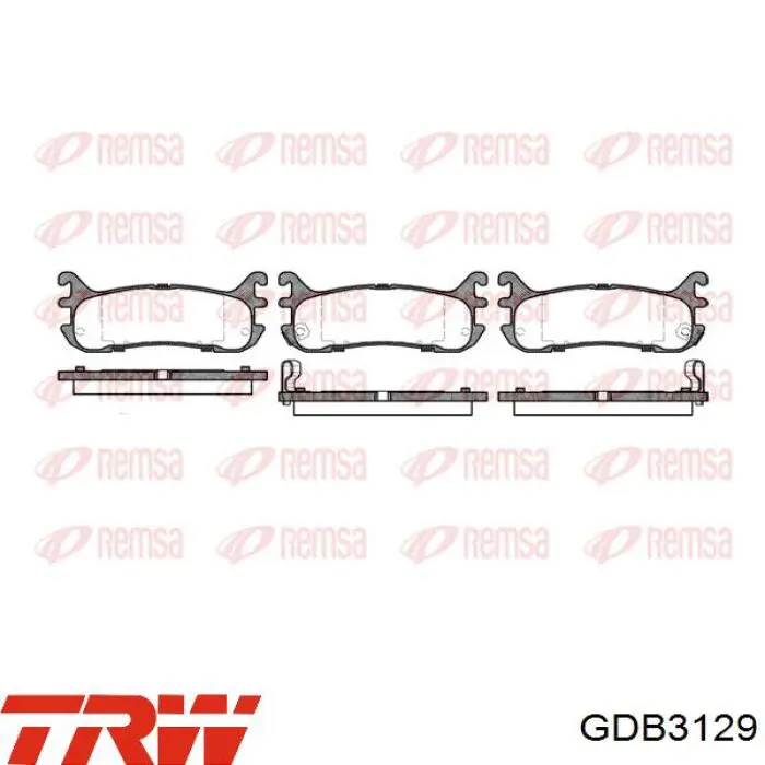 B0YA2643Z Mazda Pastillas freno traseras