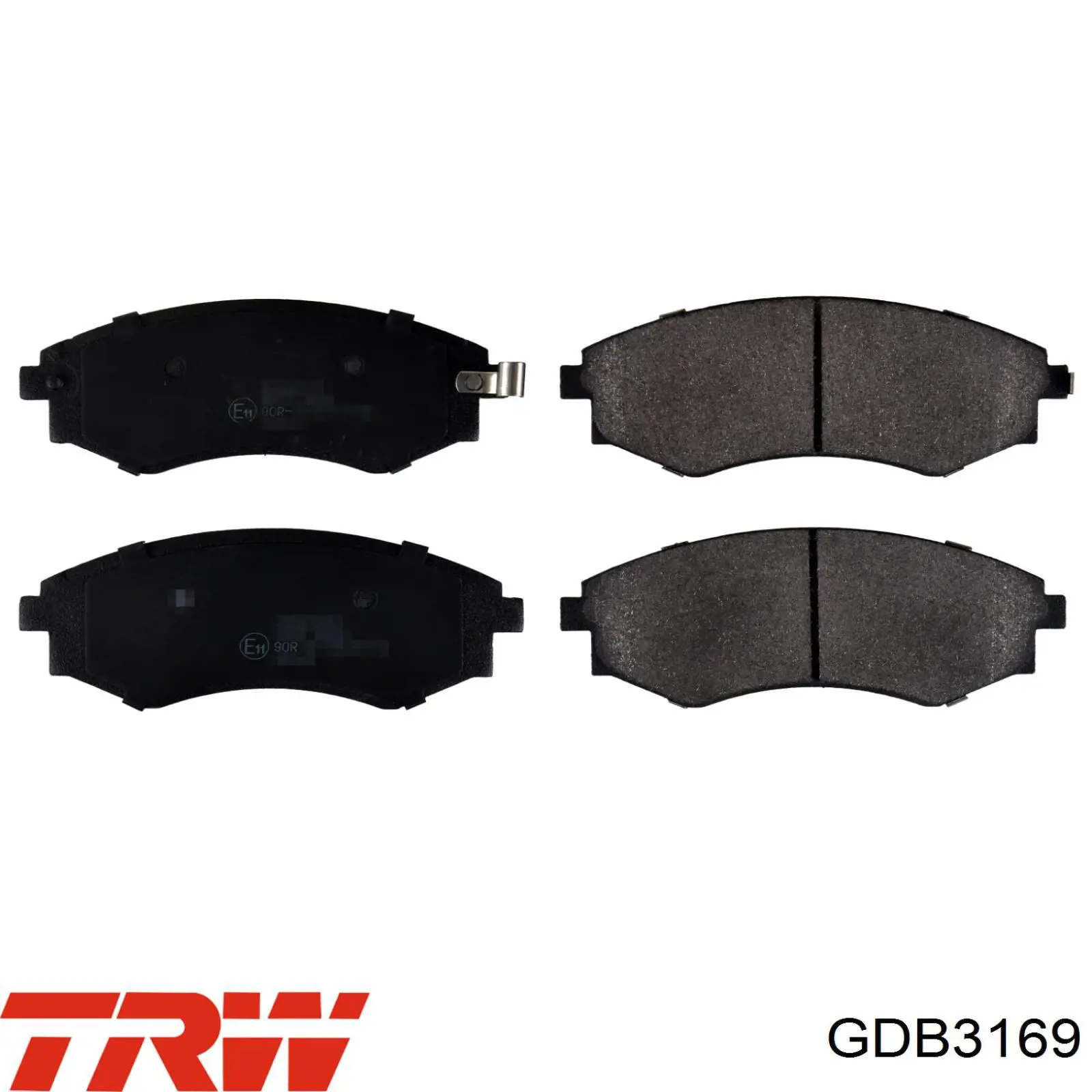 Comprar GDB3169 TRW Pastillas delanteras de freno