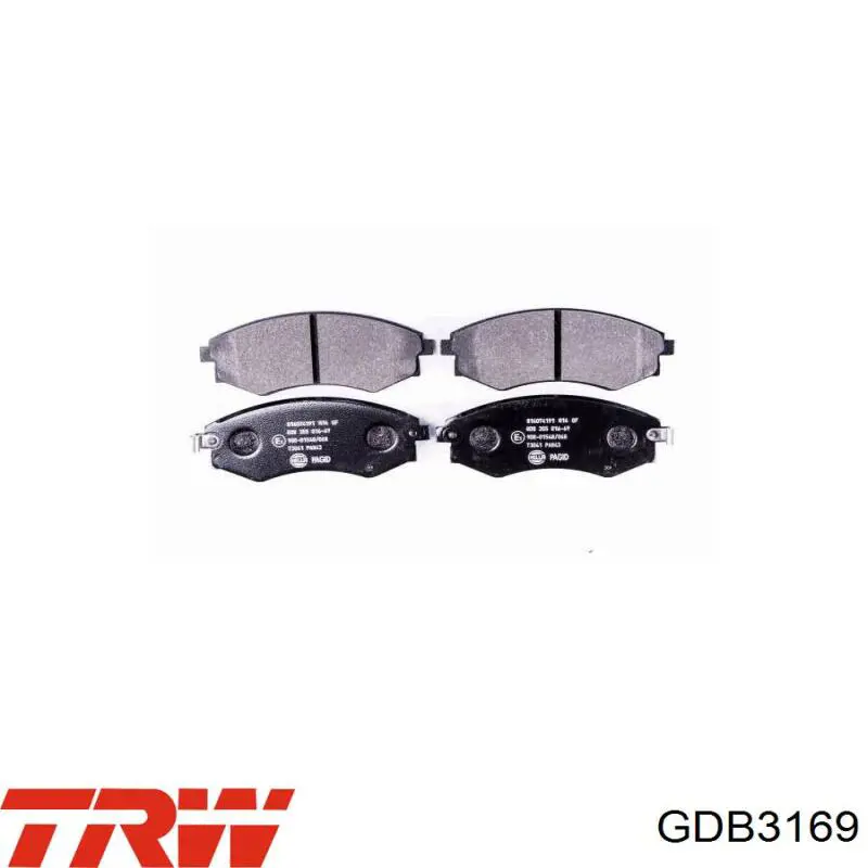 Pastillas freno delanteras TRW GDB3169 precio, desde 26,44 EUR