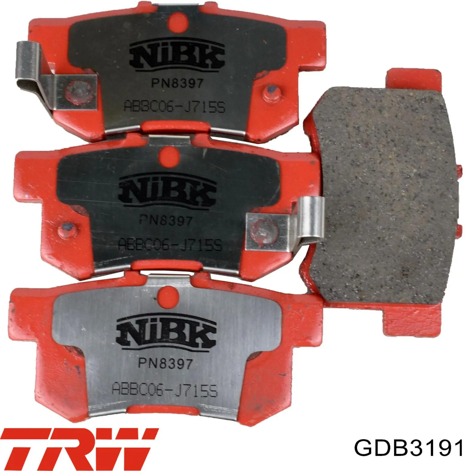 Pastillas traseras TRW GDB3191