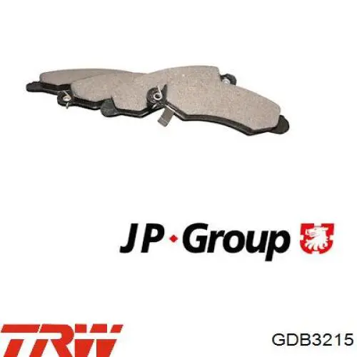 Pastillas de freno GDB3215 TRW
