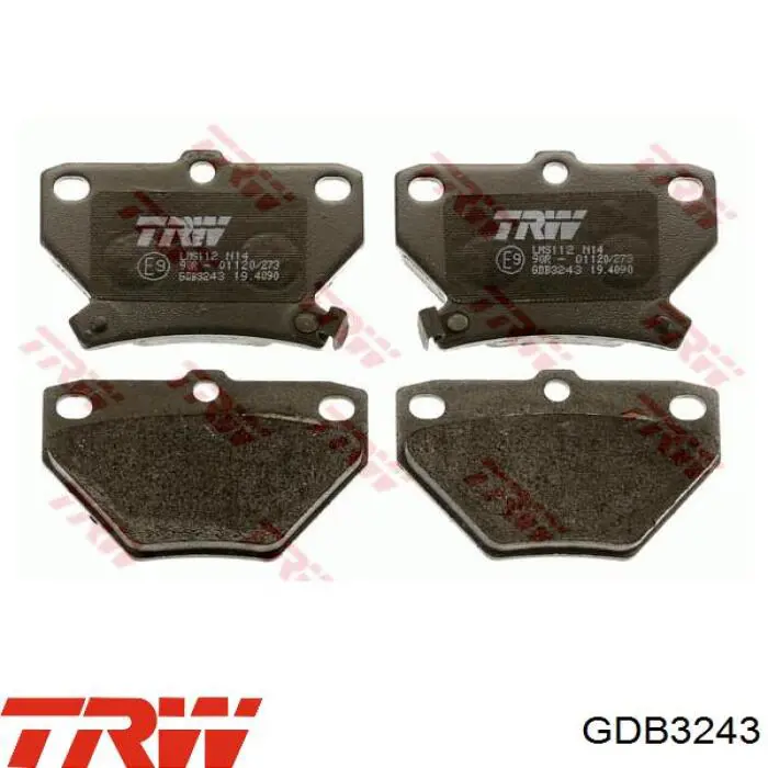 Pastillas traseras TRW GDB3243