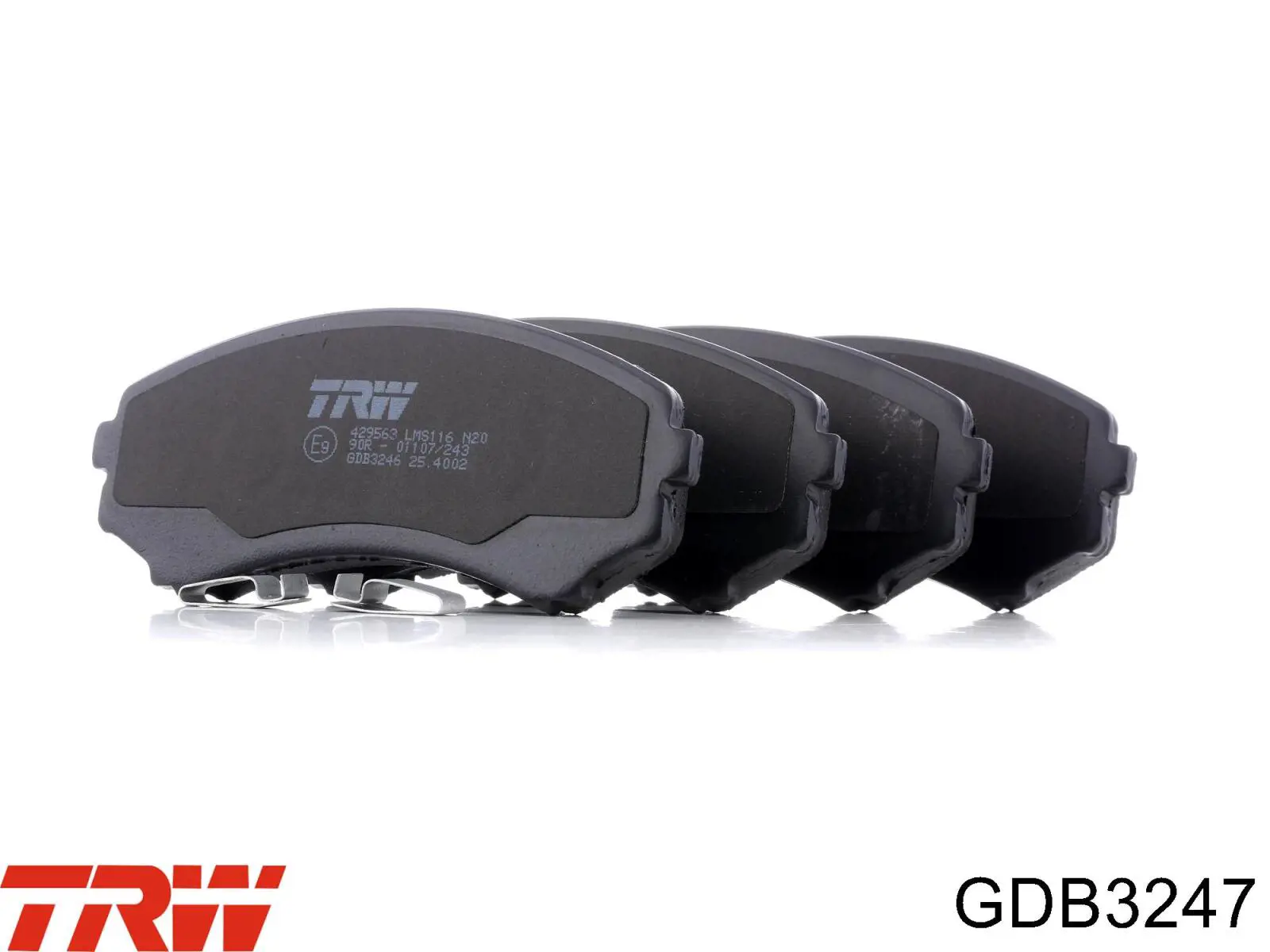 Comprar GDB3247 TRW Pastillas de freno traseras