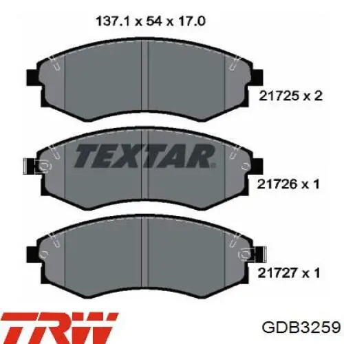 Comprar PAK14AF Japan Parts Pastillas delanteras de freno