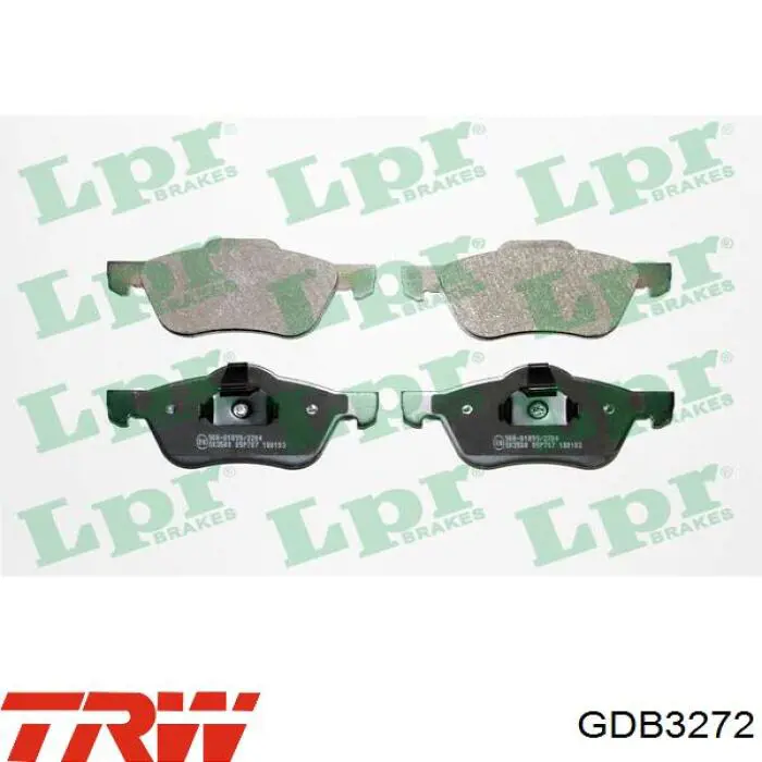 Pastillas de freno delanteras Ford 1453060