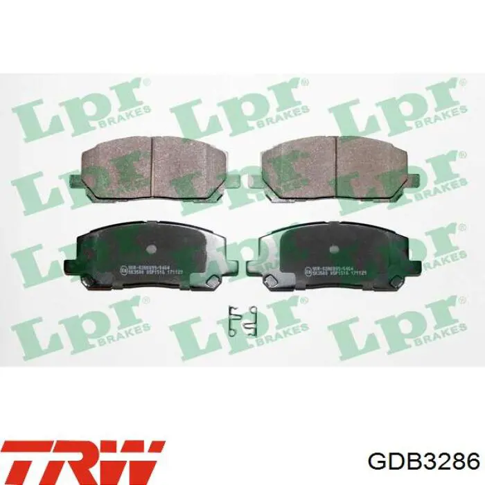 Comprar GDB3286 TRW Pastillas delanteras de freno