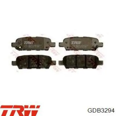 Comprar GDB3294 TRW Pastillas de freno traseras