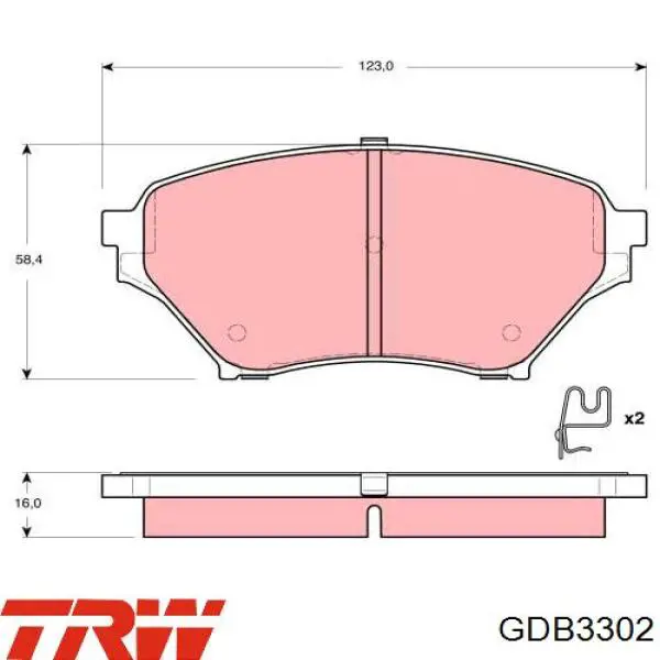 NCY33328Z Mitsubishi pastillas de freno delanteras