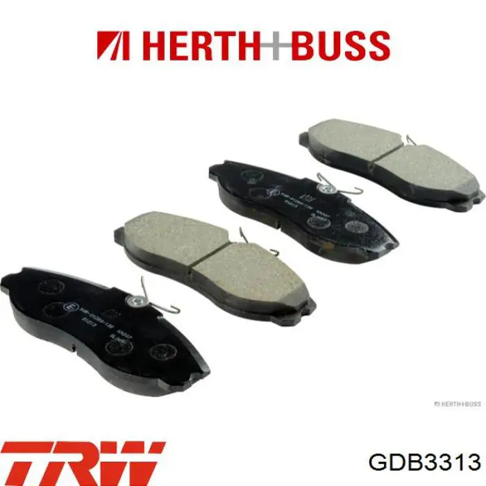 Pastillas de freno delanteras TRW GDB3313