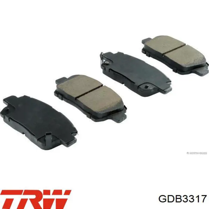 Pastillas de freno GDB3317 TRW