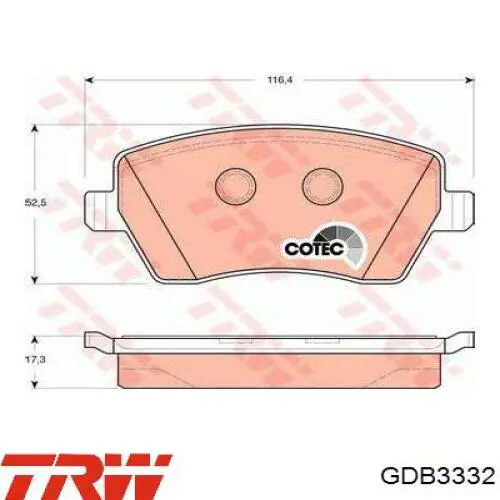 Pastillas de freno delanteras Open Parts BPA098700