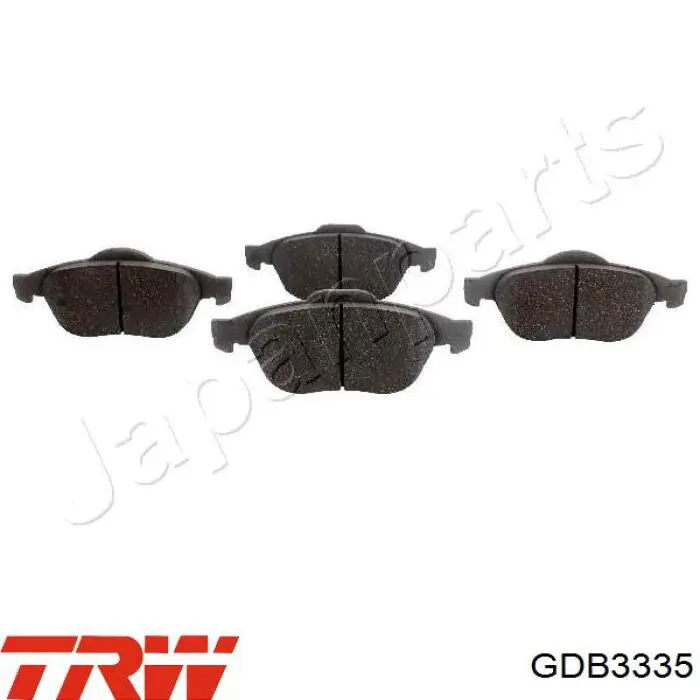 Comprar GDB3335 TRW Pastillas delanteras de freno