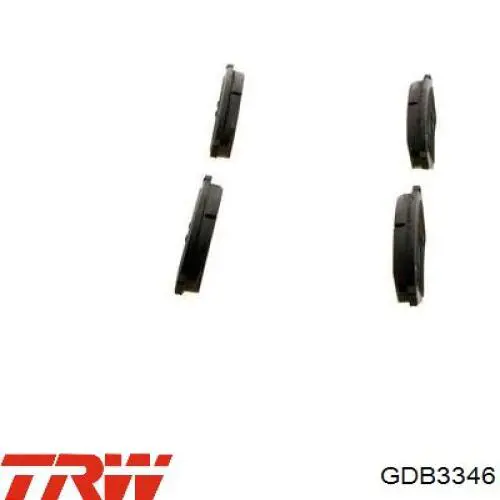 Pastillas traseras de freno TRW GDB3346 precio, desde 23,86 EUR