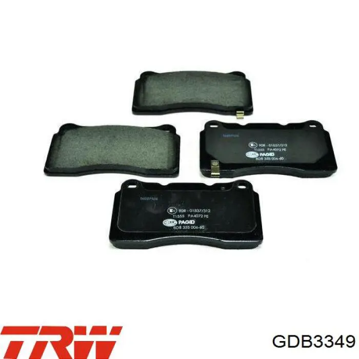 Pastillas de freno delanteras TRW GDB3349