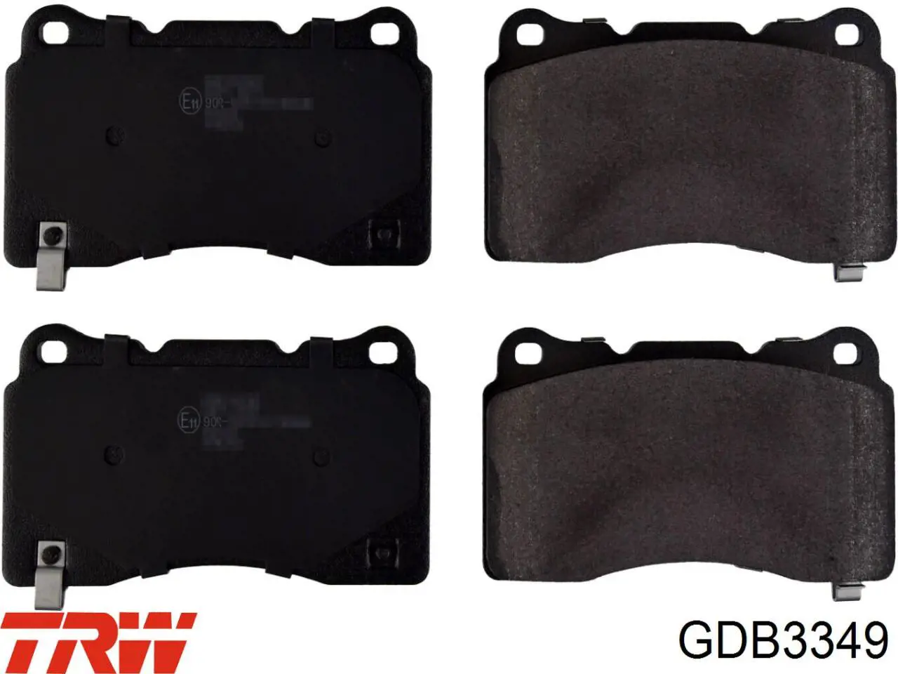 Comprar GDB3349 TRW Pastillas delanteras de freno