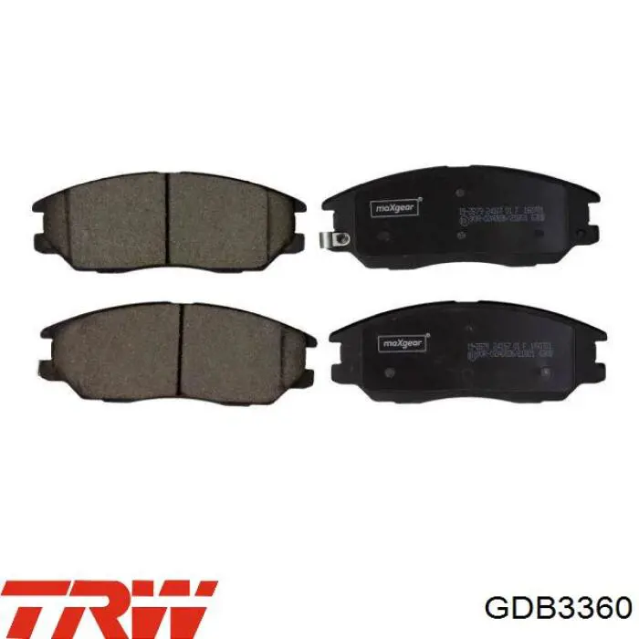 Pastillas de freno 4K52Y3323ZFFF Hyundai/Kia