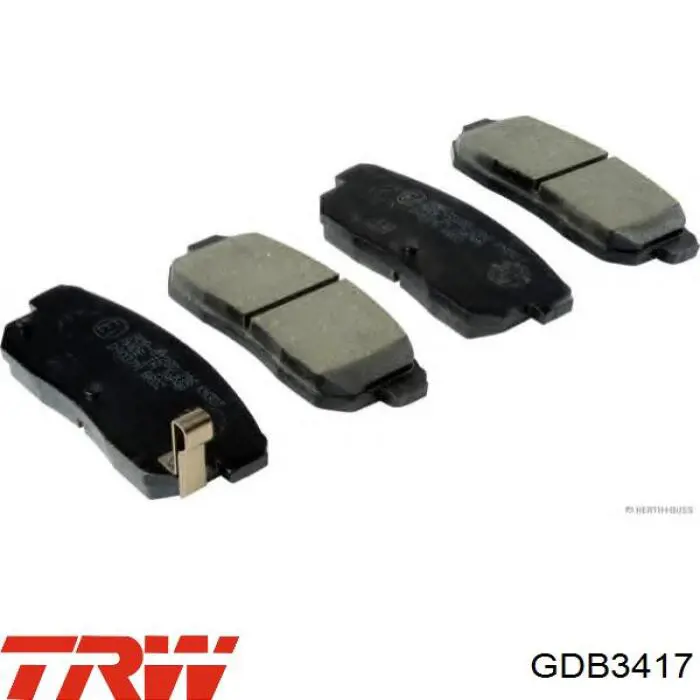 Pastillas traseras de freno TRW GDB3417 precio, desde 29,89 EUR