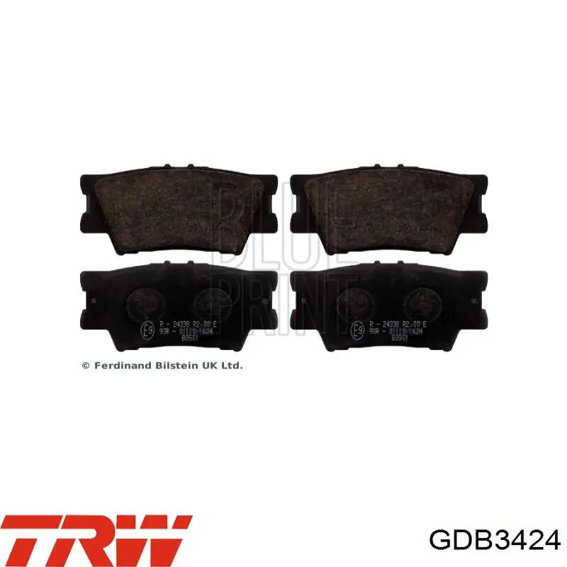 Pastillas de freno delanteras Toyota Auris E15