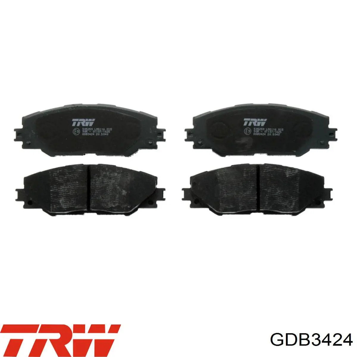 Pastillas de freno delanteras TRW GDB3424