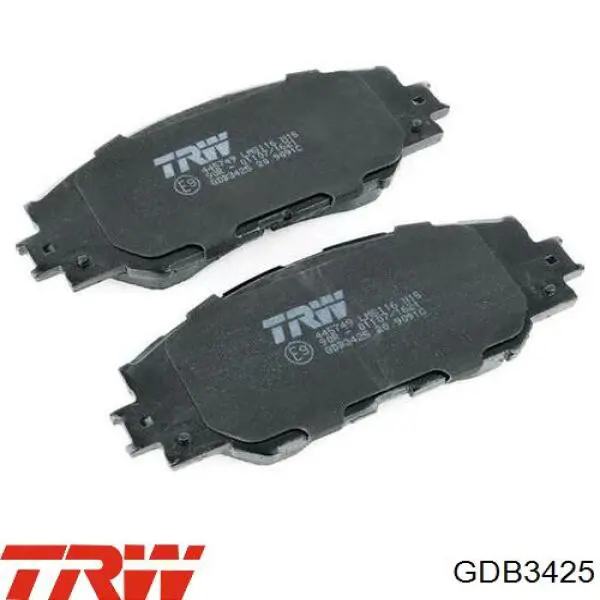Comprar GDB3425 TRW Pastillas delanteras de freno