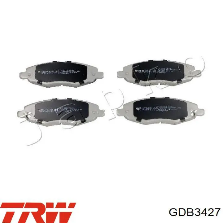 Comprar GDB3427 TRW Pastillas delanteras de freno