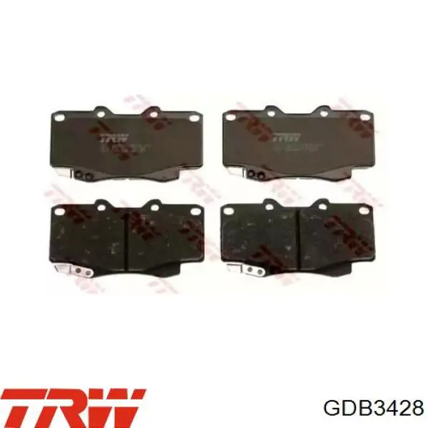Pastillas de freno GDB3428 TRW